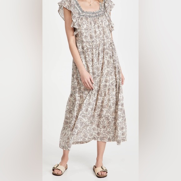 ⭐️SOLD⭐️NWT Free People Women's Bonita Printed Midi Dress - Picture 2 of 16